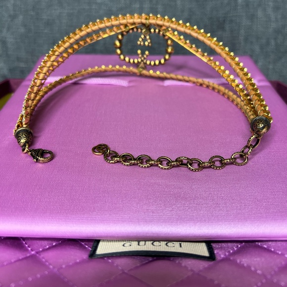 GUCCI CRYSTAL GG choker WOW wow WOW - Picture 10 of 13